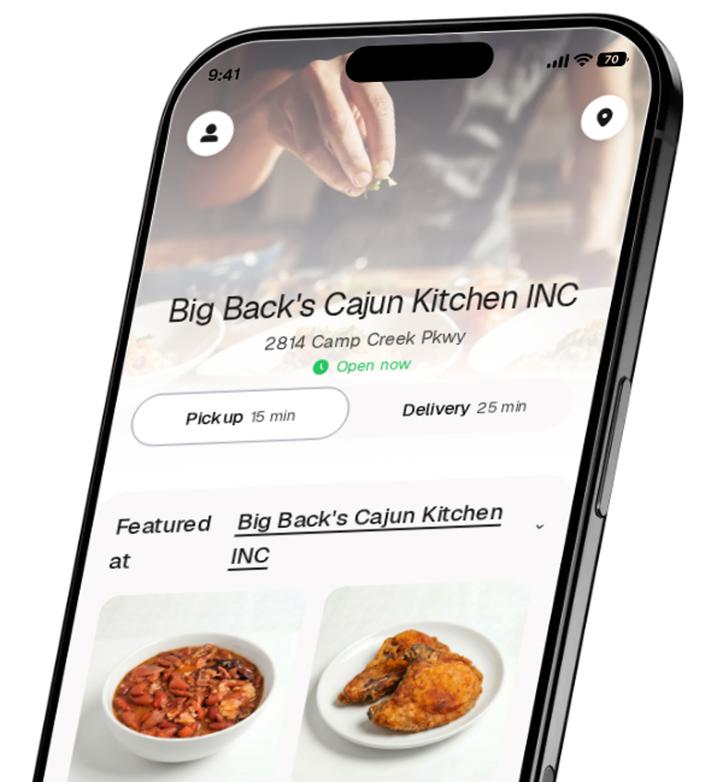 Big Back's Cajun Kitchen INC app preview