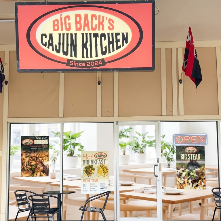Welcome to Big Back’s Cajun Kitchen 